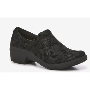 Clarks‎ Womens 7.5 Talene Pace Black Camo Slip On Shoes